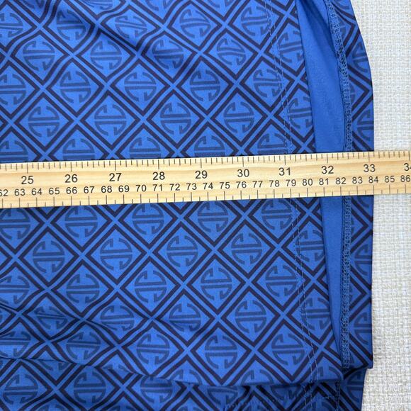 Greyson‎ Golf Polo Shirt West Flag Mongoose Blue Geometric Print Mens XL - Picture 7 of 7